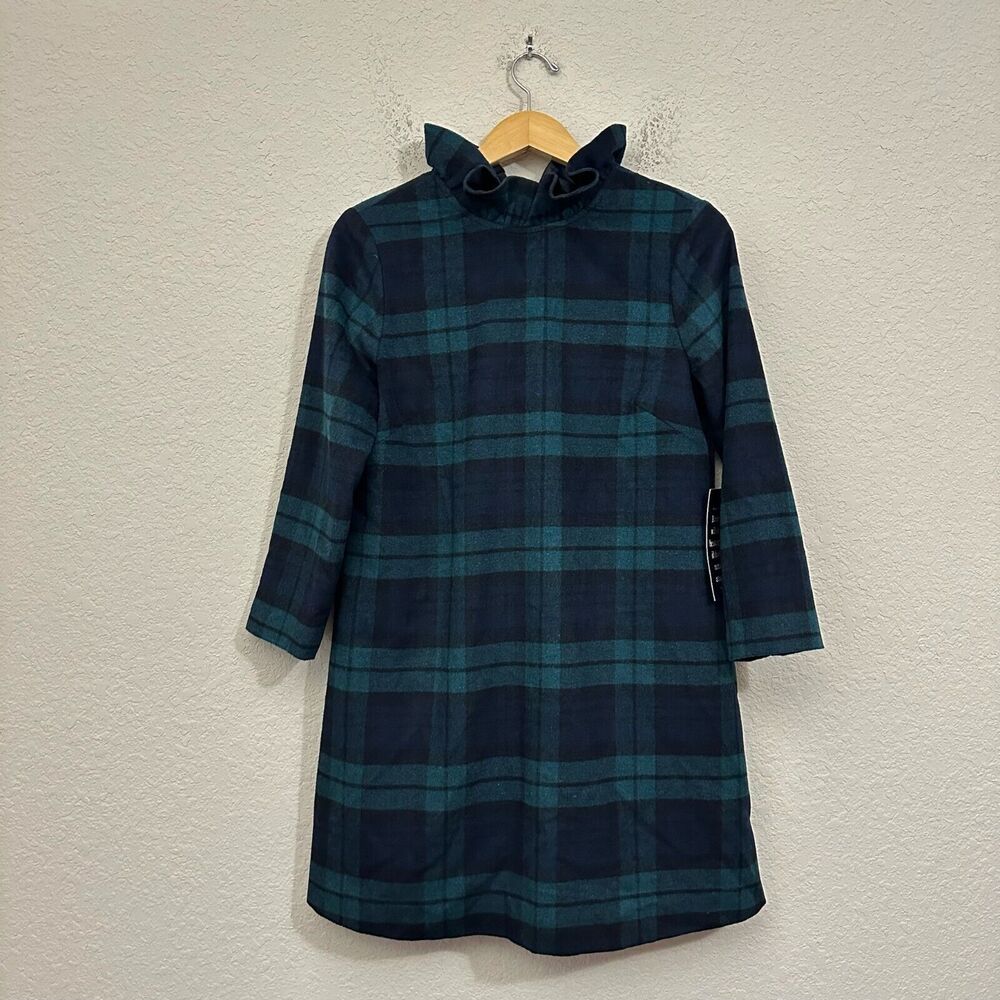 TUCKERNUCK Blackwatch Daphne Mini Dress Womens Plaid Academia Preppy